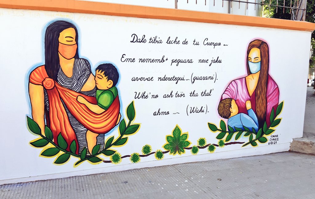 joeducervantes's tweet photo. #SemanaMundialDeLaLactanciaMaterna hoy se descubrió un mural en la esquina del hptal J. D. Perón de #Tartagal 
@MTartagal https://t.co/7sUKU4XDZo