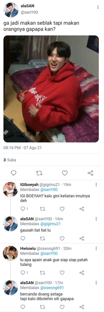 RzkYNdy's tweet photo. sanwoo au
mau seblak https://t.co/SjmEnKTwmR
