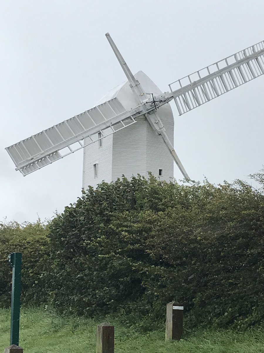 Windy wet hike  ending at Clayton mills. Always great to  see Jill windmill in action. #AHPsActive