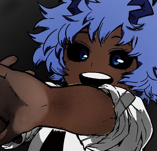 // i colored mina with nejires color pallet ,,,,