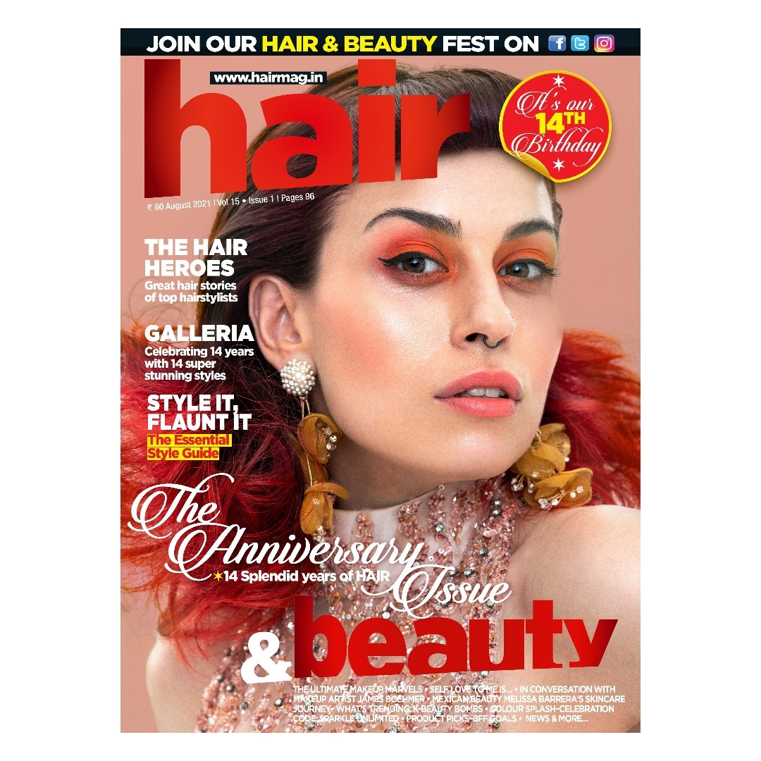 HAIRMagIndia's tweet photo. August 2021 brings in our 14th birthday! Yes, we have completed 14 glorious years in the hair and beauty space. Ready to celebrate with us? Tune into the August 2021, The Anniversary Issue!
Hair: Olga García
Photographer: David Arnal
MUA: Jose Luis Blasco
Styling: Visori https://t.co/OusGCW0qvL