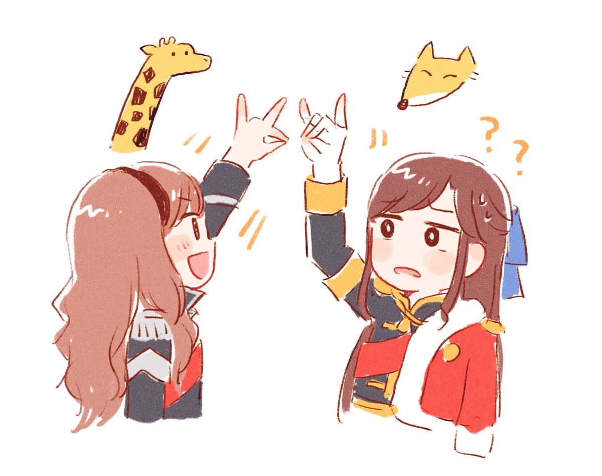 「🦒?🦊?
#舞台スタァライト新作公演 」|もりやま🐥牛乳ぷりんのイラスト