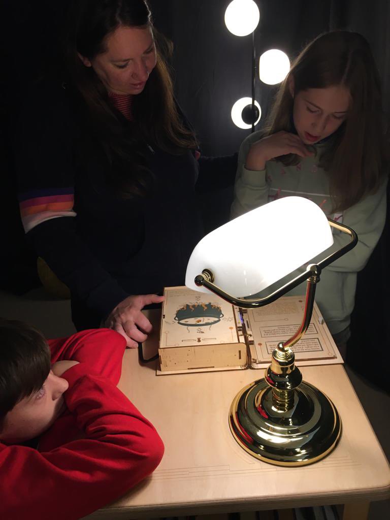 TabisW's tweet photo. Stepping into the history of witchcraft & persecution through a very modern experience. Lost Librarian story adventure @BarnstapleLibr was engaging, challenging & blooming good fun!
Touring @DevonLibraries this summer.
#ACEsupported #LibrariesEvolve
https://t.co/kLf2OyT93Y https://t.co/LkAsIQI4Yg