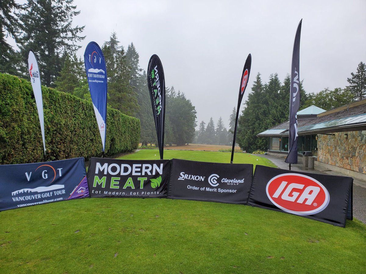 vancouvergolf's tweet photo. Join us in 5 min on @GlobalBC with @JayJanower &amp; the #WeekendTee sponsored by @IGAStoresBC !!
Here @NewlandsGolf to kick off @TheModernMeat Newlands Open!! Re-incarnating an awesome event from the 90's!! 
#VGT #GlobalBC #ModernMeat #Newlandsgolf #Srixon #nikegolf https://t.co/gKYeOHZAsr