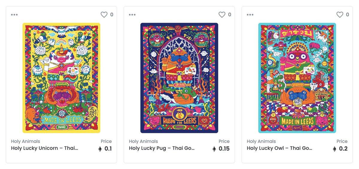 nokhookdesign's tweet photo. 3 artworks in this collection, I made in Leeds, UK.
Please see more in this link https://t.co/HtxfLIJuwO
#NFTCommunity #NFT #leeds #holyanimals https://t.co/ZBHc81QG30