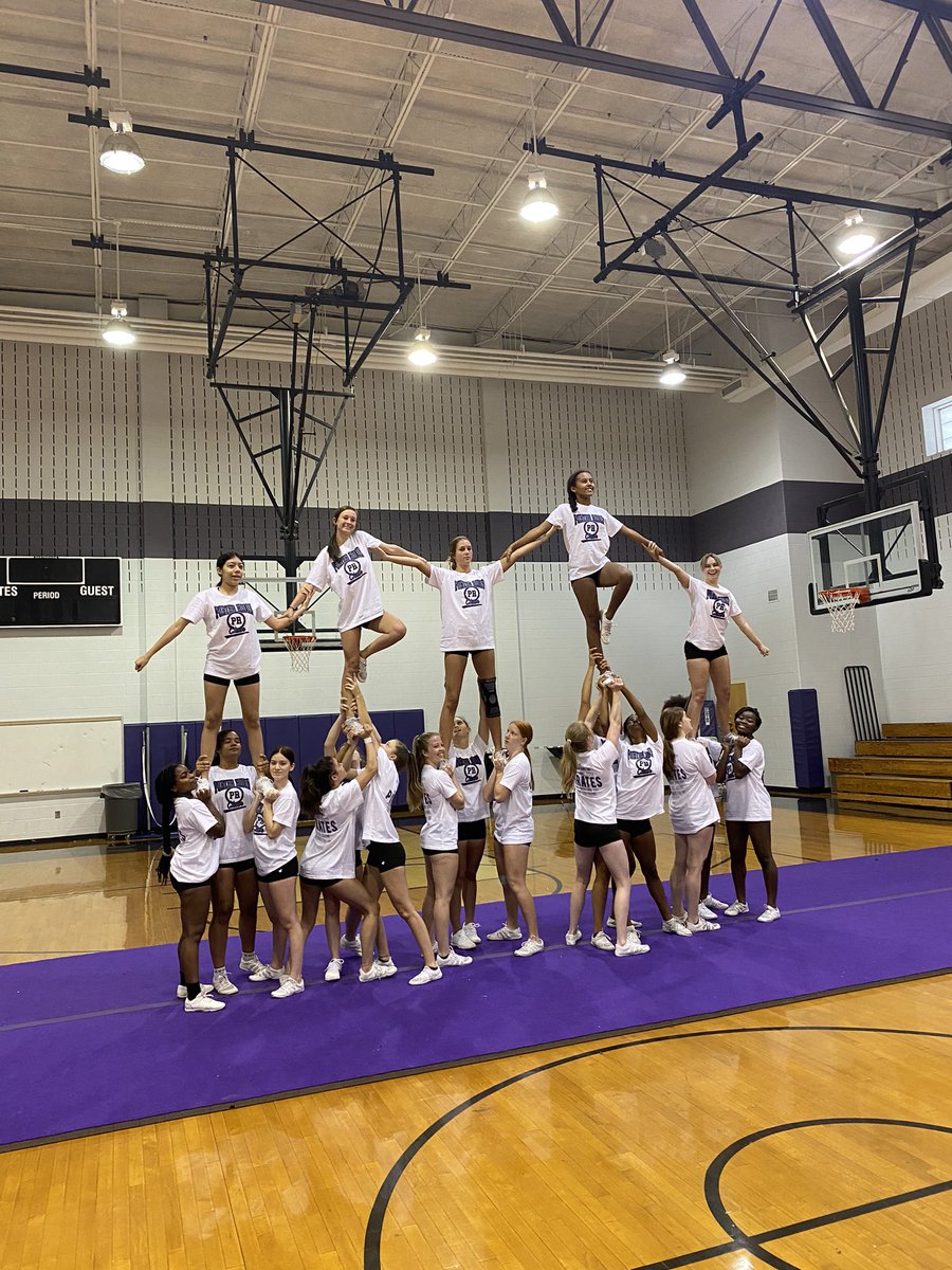 3rd day of <a href="/PRHSCheer/">Porter Ridge Cheer</a> Camp! Can’t wait for the first game! <a href="/UCPSNCAthletics/">UCPS NC Athletics</a> <a href="/AGHoulihan/">Andrew G. Houlihan</a> <a href="/PorterRidgeHSNC/">Porter Ridge High School</a>