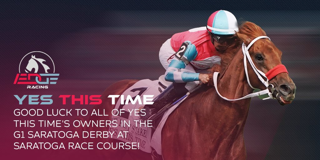 Hinesite's tweet photo. “Victory belongs to the most persevering.”💪 - Napoleon

With bi-coastal representation on this Saturday @TheNYRA @DelMarRacing , a salute to @EdgeRacing_ and my man @joe_morann for pursuing the Dream and making it a reality. Let's do this! 🏇☘️👏🏆
#YesThisTime #EscapeRoute https://t.co/L4qzUzdIy2