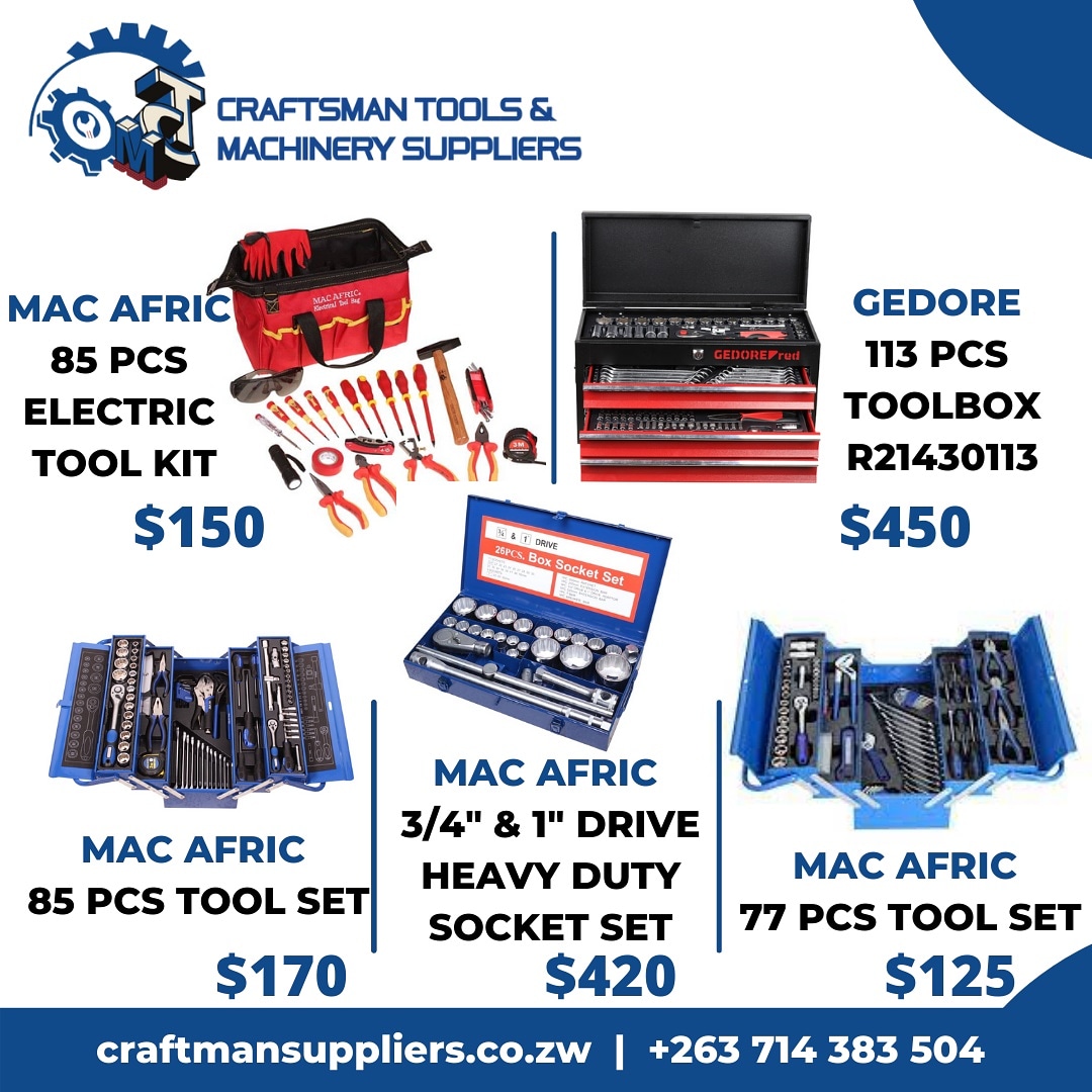 Craftsmanzw's tweet photo. A wide range of toolset to choose from, get your preferred choice today. #tools #Toolsandmachiney #hardwaretools #socketset https://t.co/lwCT4fm1oW