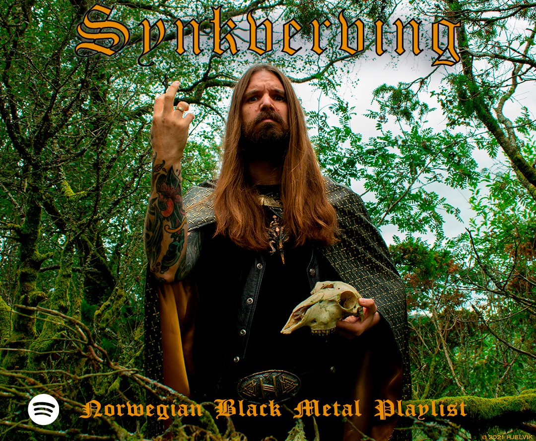 My new single Synkverving is featured on the Norwegian Black Metal Playlist on <a href="/Spotify/">Spotify</a>! 🗡️🔥🦇

Click the link below to check it out 👇
open.spotify.com/playlist/37i9d…

@White_Void_Band <a href="/nuclearblast/">Nuclear Blast Records</a> <a href="/SpotifyNorge/">SpotifyNorge</a> 

#HJELVIK #WhiteVoid #Playlist #Synkverving #Spotify #blackmetal #Norway