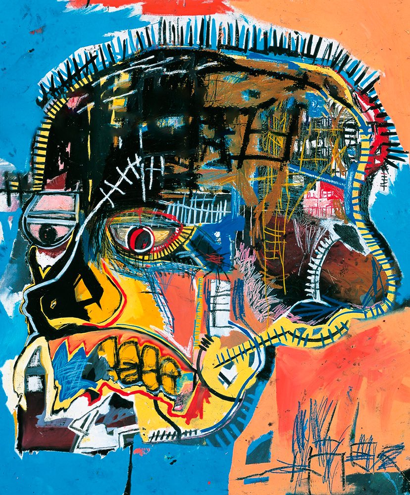 seetheTEN's tweet photo. Ten in #Paint_Me_Naked teaser, 2021 // Untitled Skull and Fallen Angel by Jean Michel-Basquiat, 1981 https://t.co/Y1HTrd3GDK