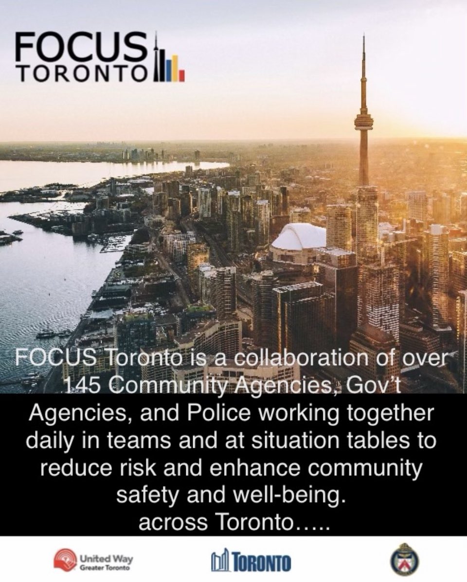 The area of the <a href="/TorontoPolice/">Toronto Police</a> that I work - a collaboration of agencies called <a href="/FocusTablesTO/">FOCUS Toronto</a> helps #Toronto’s most vulnerable/at-risk…

Efforts include 100’s of situations where FOCUS Police Officers have led, engaged, &amp; supported those experiencing homelessness get housed…