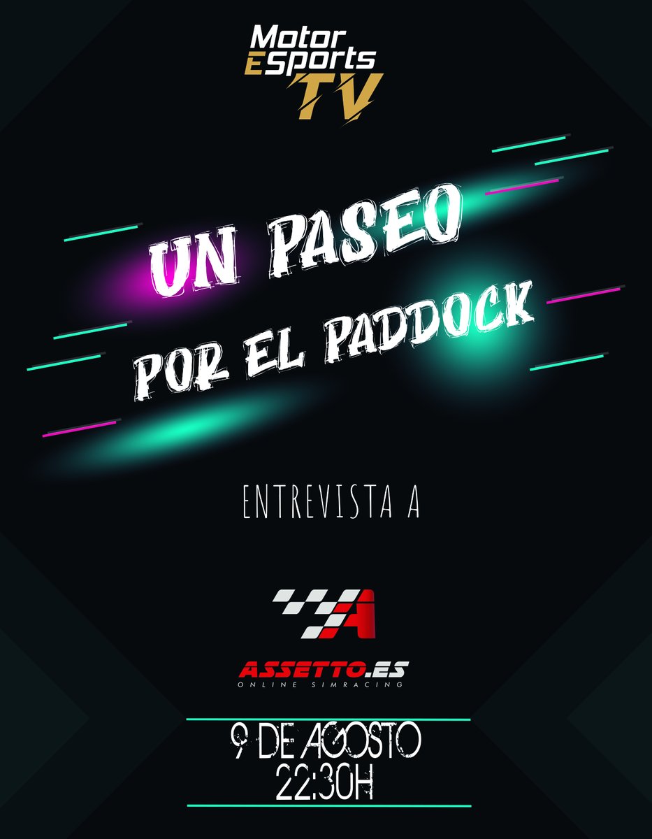 Assetto_es's tweet photo. ¿Que aun no lo sabes?
@MotorEsportsTV estrena mañana una nueva sección y seremos el primer invitado en la cual podéis conocernos mas y poder hacernos todas las preguntas que tengáis.

Mañana día 9 a las 22:30 en:
https://t.co/i5dH3jd0Nu https://t.co/4JfdkkxbuH
