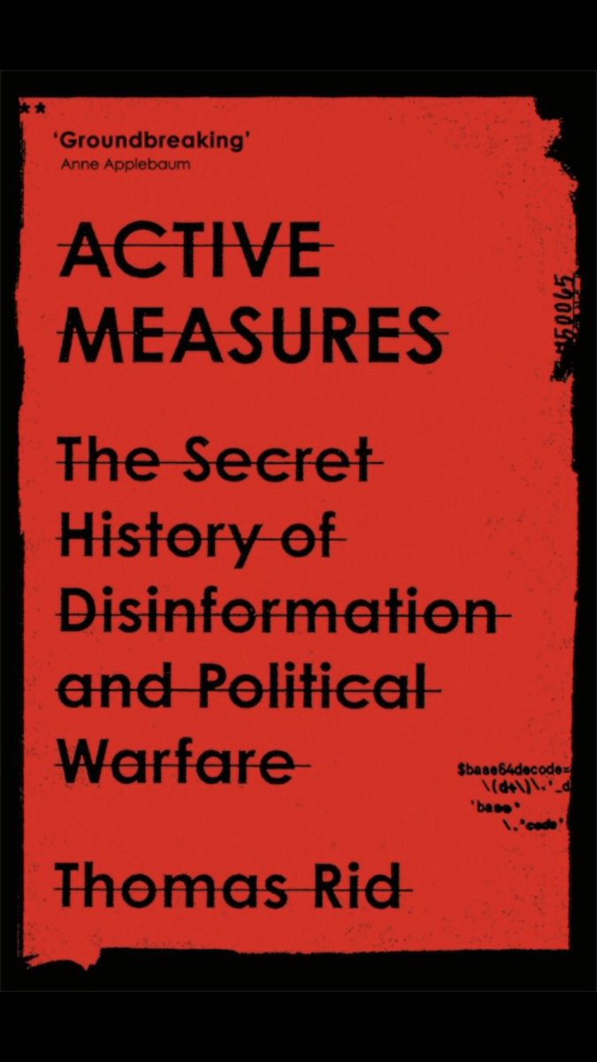 This is a book that I will start reading being aware of waves of #disinformation campaigns in our time. #SocietalResilience is required with a number of measures including strengthening of media literacy, fact checking & collaborative engagement among the network of stakeholders.