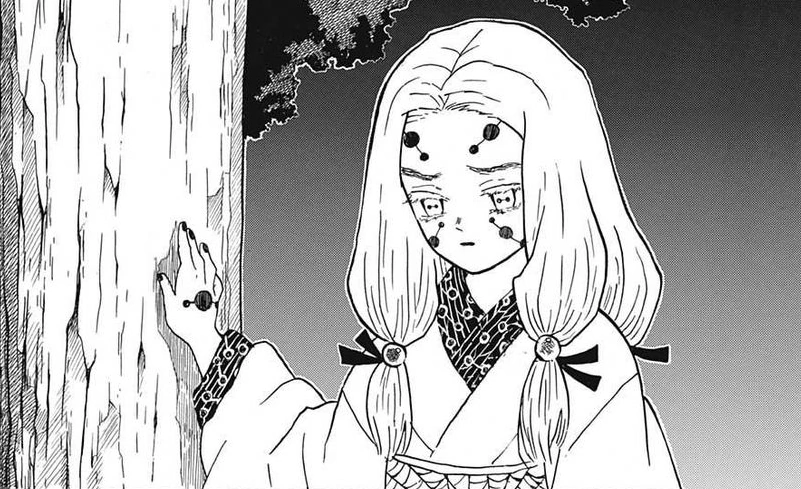 spidercharaOTD's tweet photo. Today's Spider Themed Character of the day is Daughter Spider Demon from Demon Slayer 🕷️ https://t.co/Y5T2Ow7nZI