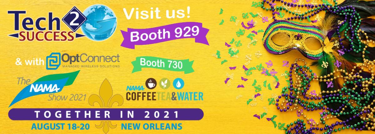 VendingConnect's tweet image. Visit Tech 2 Success at the NAMA Show 2021! #tech2success #vendingtechnology conta.cc/3ifnqRy