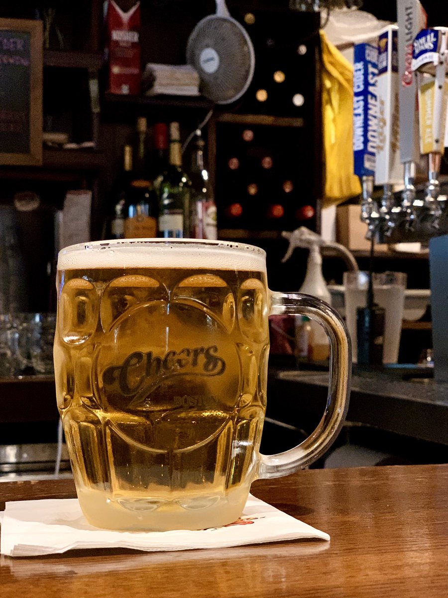 Being a tourist in your own city never tasted so good. Our Lager is on draft at the original @cheersboston and is (arguably) even better out of one of their famous dimpled mugs!