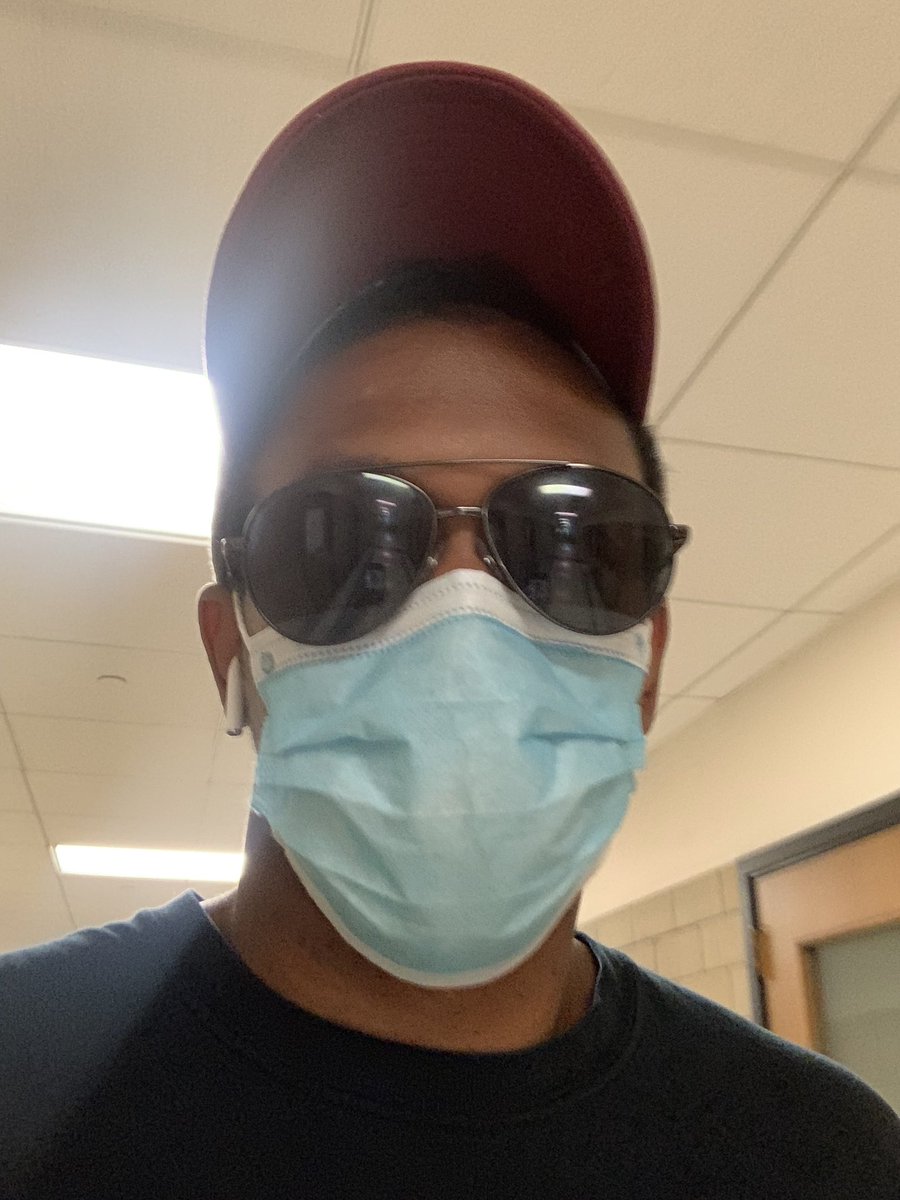 If Covid never existed, I would have looked *extremely* suspicious coming into lab this morning…