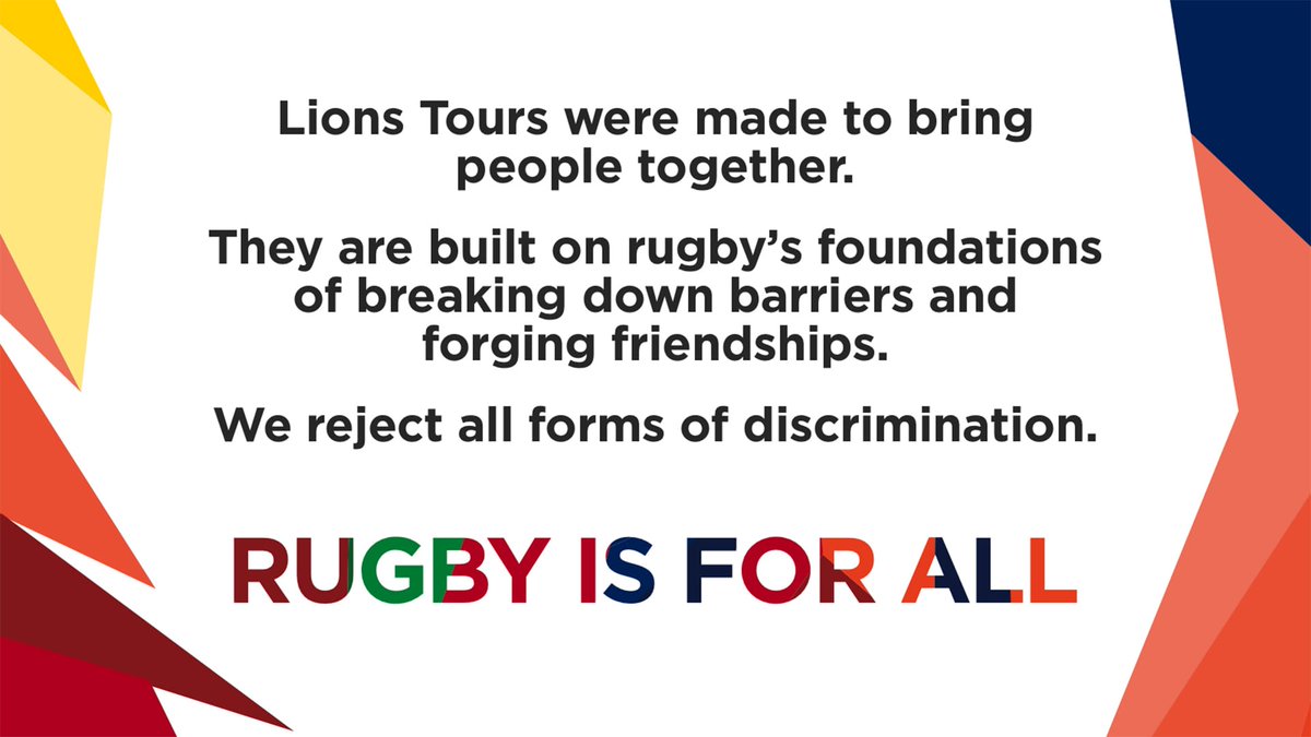 Rugby is for all.

#CastleLionsSeries #BoksvLions