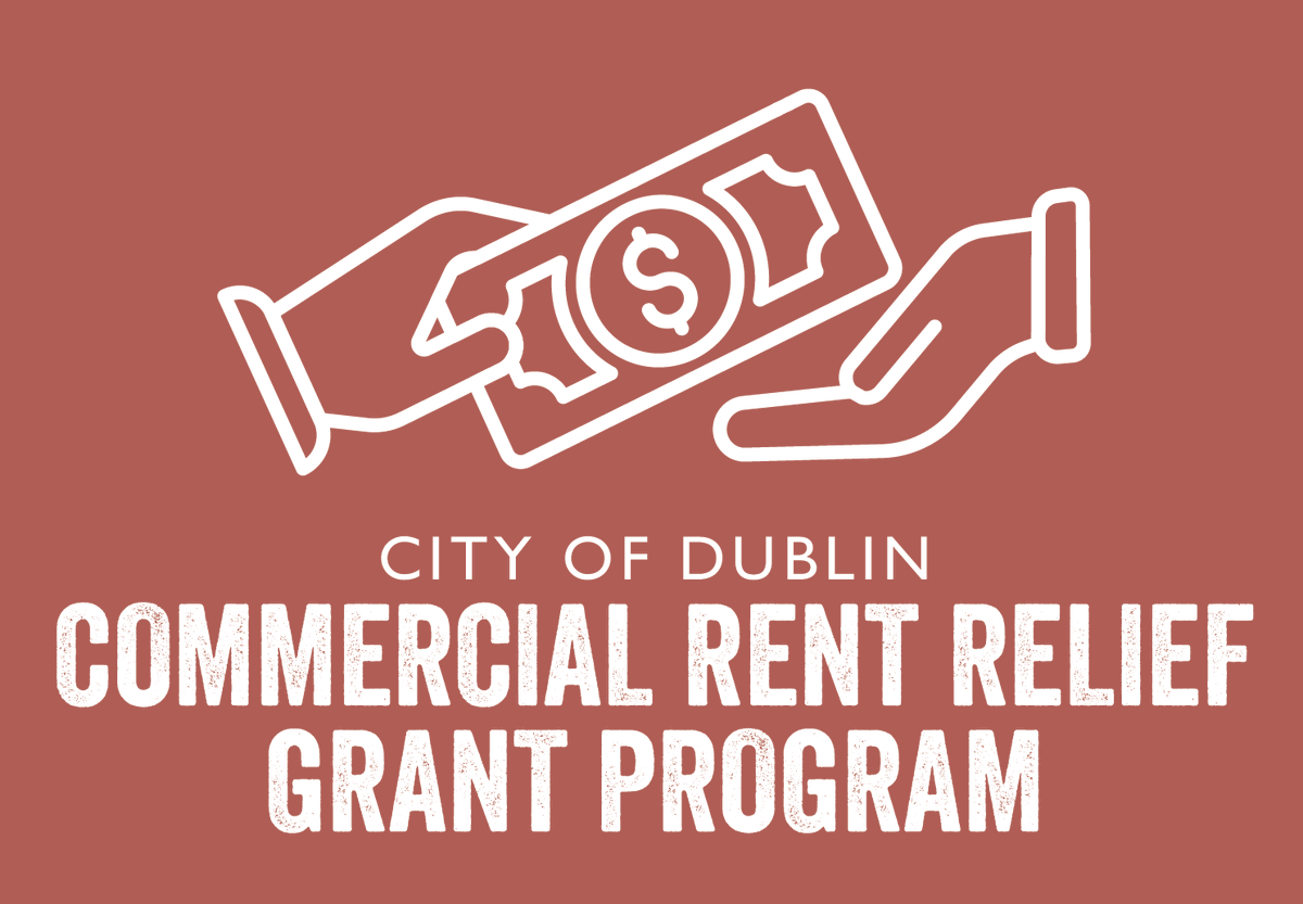 DublinPIO's tweet photo. Tomorrow (August 8) is the deadline to apply for Dublin's Commercial Rent Relief Grant Program! The program aids small businesses that are behind in rent payments due to temporary closures and/or limited-service options resulting from COVID-19. Details: https://t.co/5ZMftw4893 https://t.co/lQzXl5KPZQ