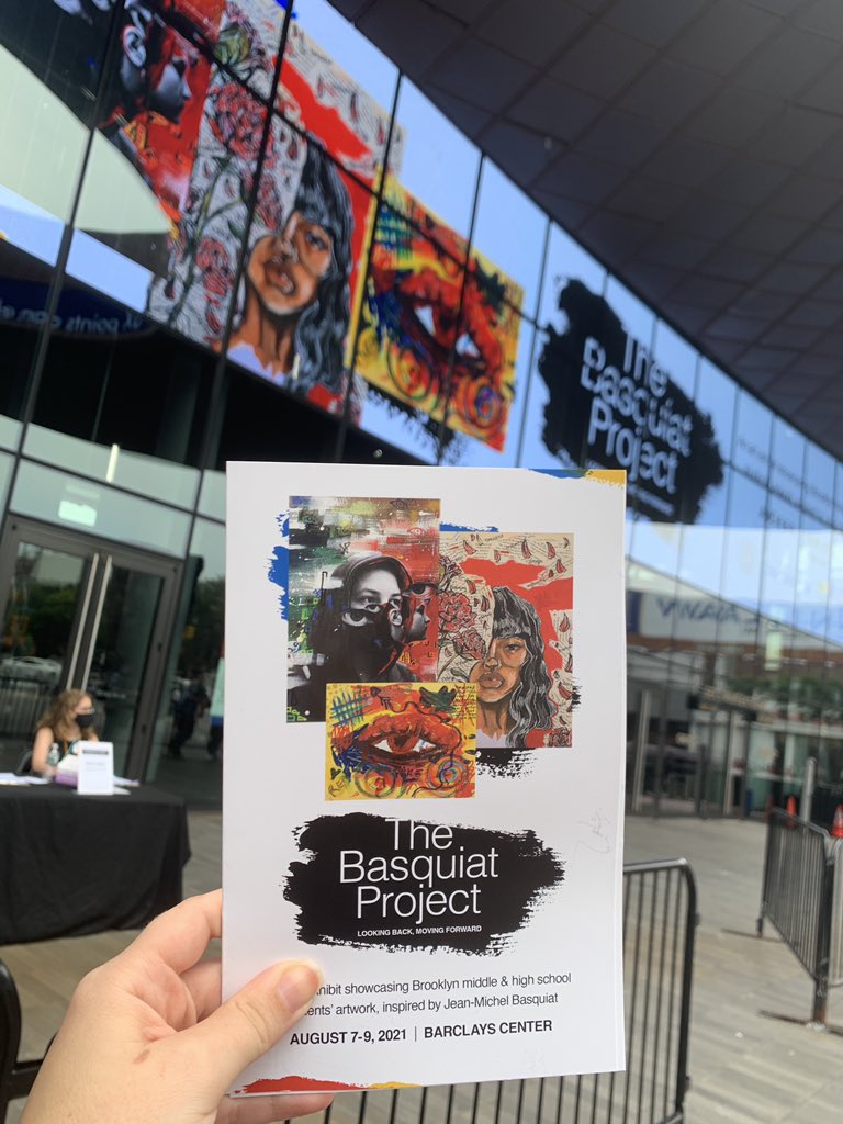 StephaniePlachy's tweet photo. It was incredible to see so much artwork from @NYCSchools students, especially our middle schoolers from PS/IS 384! Congrats to all involved! #brooklyn #arts #publicschools #basquiatproject https://t.co/awBj4vtXbZ