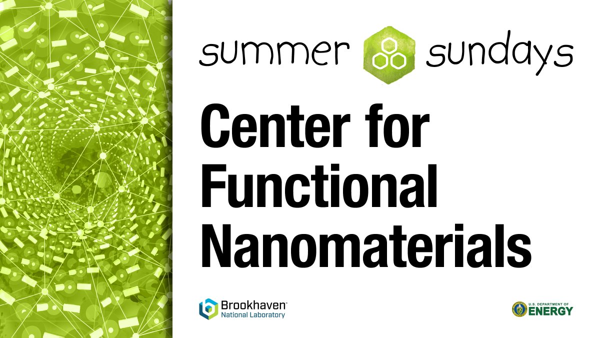 BrookhavenLab's tweet photo. Earlier this week we introduced you to the science panel for the virtual #CFNano Summer Sunday . Now meet the event's hosts! https://t.co/SCzhZb8U8V https://t.co/t1R18UahMh