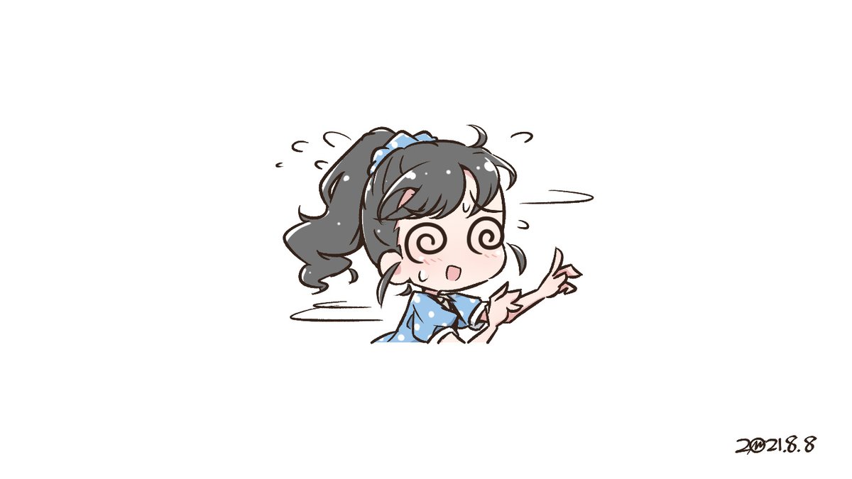 「てんてこ舞💦
#あせあせシンデレラガールズ 」|あずまうどのイラスト