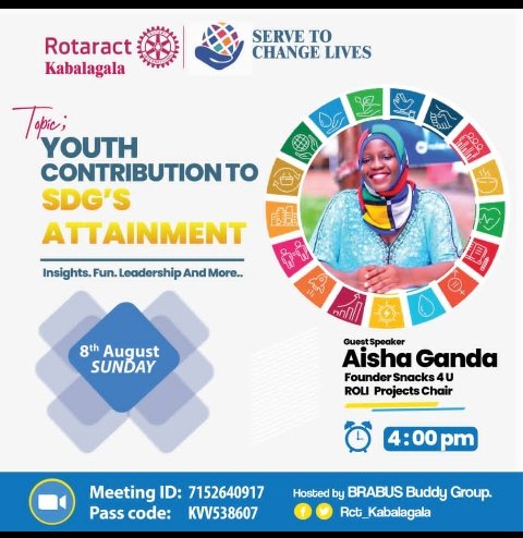 Ever heard about the Sustainable Development Goals (SDGs)? Catch me tomorrow as I give a talk about youth contribution towards their attainment. us06web.zoom.us/j/7152640917?p… @RotaractD9213 @FAOSDGs @SDGaction