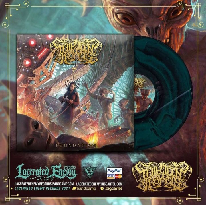 Hi everyone!!
We are back here for something exciting for us. Our brothers <a href="/ThirteenBP/">Thirteen Bled Promises</a> announce new album via #LaceratedEnemyRecords ! You can already listen to their new song and grab a pre-order. They outperform each new release and this time is going to be fucking epic!!