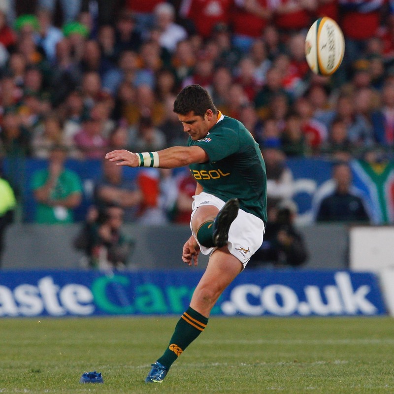 SuperSportTV's tweet photo. With Morne Steyn repeating his 2009 heroics in tonight's #CastleLionsSeries decider, he has a 100% goal kicking success rate in Test matches against the Lions, slotting 9/9 kicks in total 🎯
