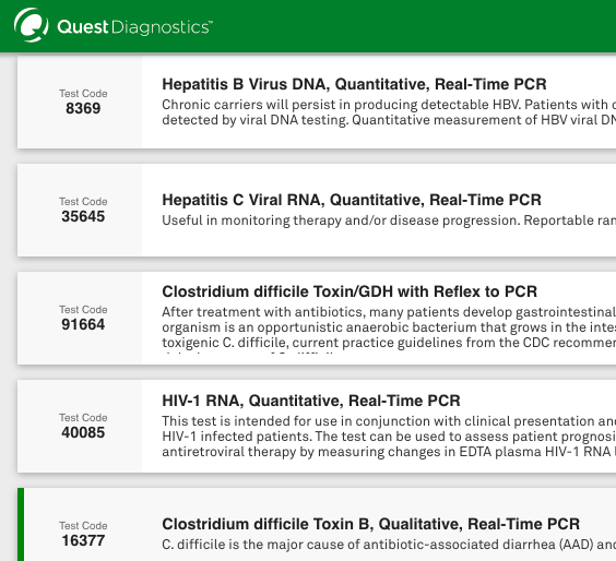 This is a Stance? Boy, would people's heads spin if they looked up any test directory 😂

The PCR is coming from INSIDE THE HEALTHCARE