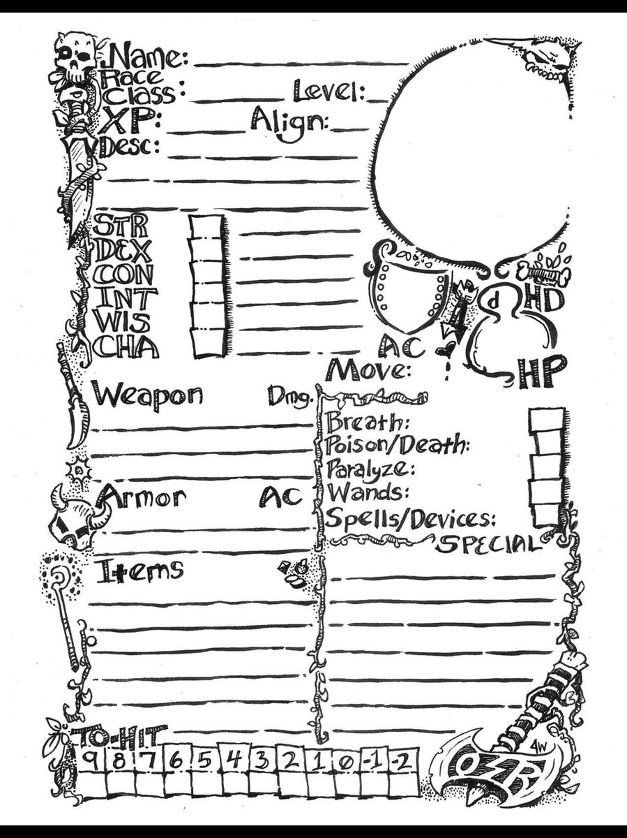 The same guys who made these character sheets. 