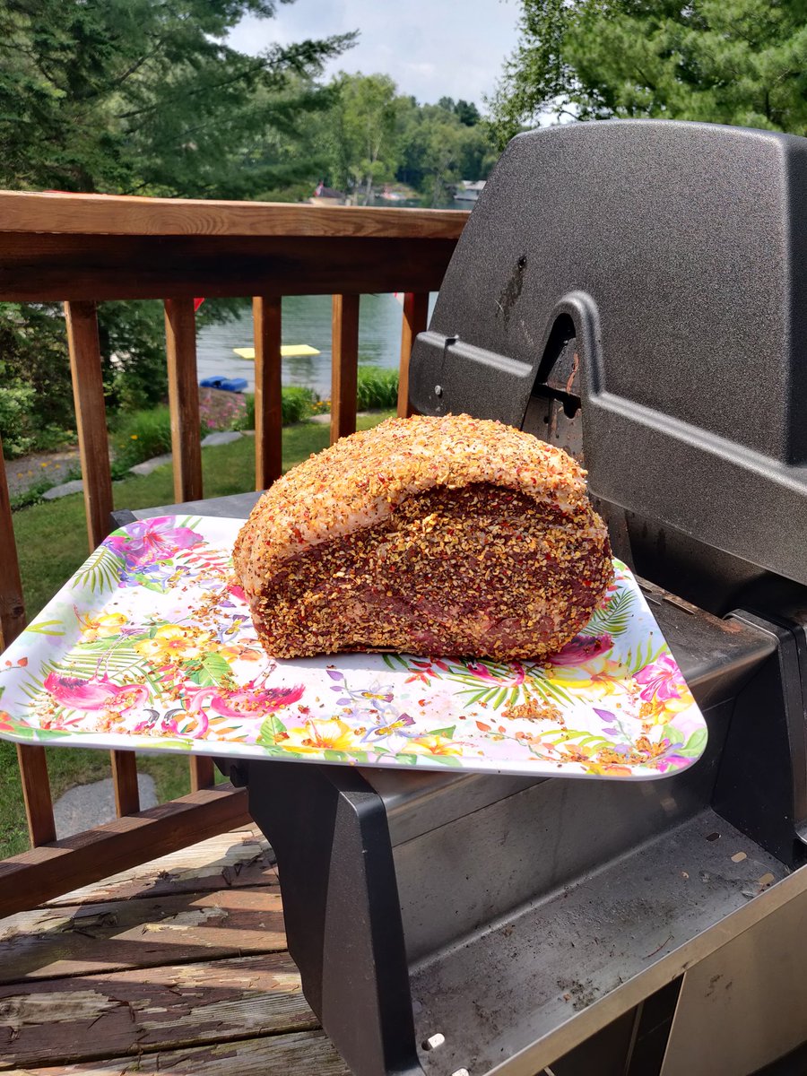 bsnq365's tweet photo. Prime rib on the lake #cottage #Bbq #grilling https://t.co/eTq36dQjwY