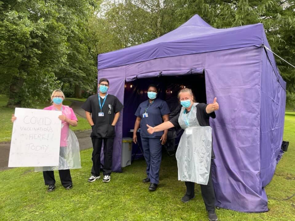 TunstallVaccinationCentreMPFT (@tunstallvcmpft) on Twitter photo The fabulous roaming vaccination team at <a href="/SOTPride/">Stoke on Trent Pride</a> today.
Fantastic they’ve been able to get out and about offering people the opportunity to have their vaccine 🚑#@mpftnhs The fabulous roaming vaccination team at <a href="/SOTPride/">Stoke on Trent Pride</a> today.
Fantastic they’ve been able to get out and about offering people the opportunity to have their vaccine 🚑#@mpftnhs