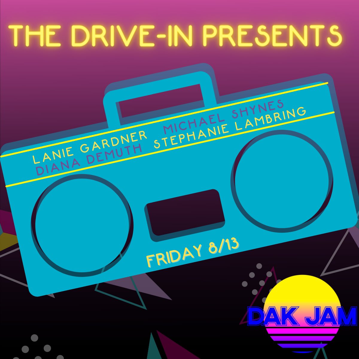 daktvproduction's tweet photo. Friday, 08/13 is going to be a killer day for music on the Drive-In stage at #DakJam21! Get your passes now at https://t.co/7Mx8NFDlFw to see these awesome performers!
Use code DAK50 for 50% OFF your festival passes!
#DakPak #DakTV #MusicFestival #music #livemusic @whoislaniee https://t.co/dOu5W5Zwg9