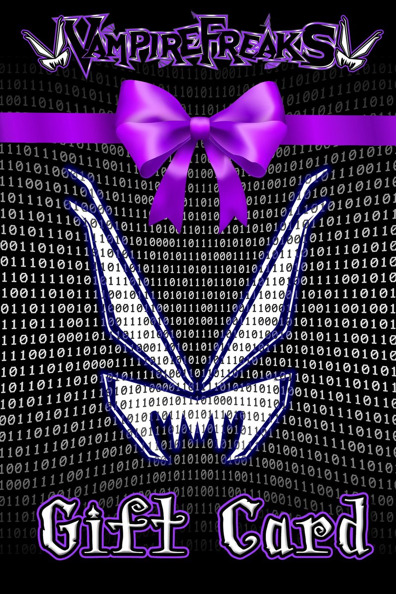 VampireFreaks's tweet photo. Need a gift for that hard-to-shop-for ghoul?ย Give the gift of goth! Get them what they've always wanted with this exclusive VF e-gift card, ready for use all dayโall night. ๐๐
#goth #gothic #alternativestore #gothstore #vampirefreaks #egiftcard #giftcard #gothgift #gothhaul https://t.co/EJC3C8AWXZ