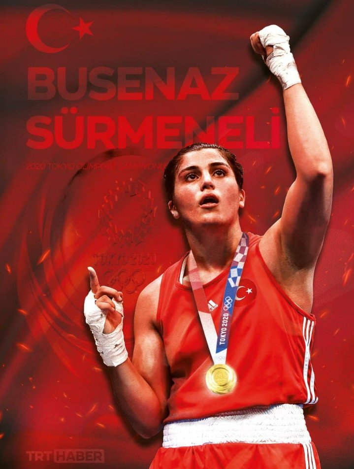 Bizde seni göz yaşlarıyla izledik. Bravo şampion 👏☝ #busenazsurmeneli #TokyoOlympics