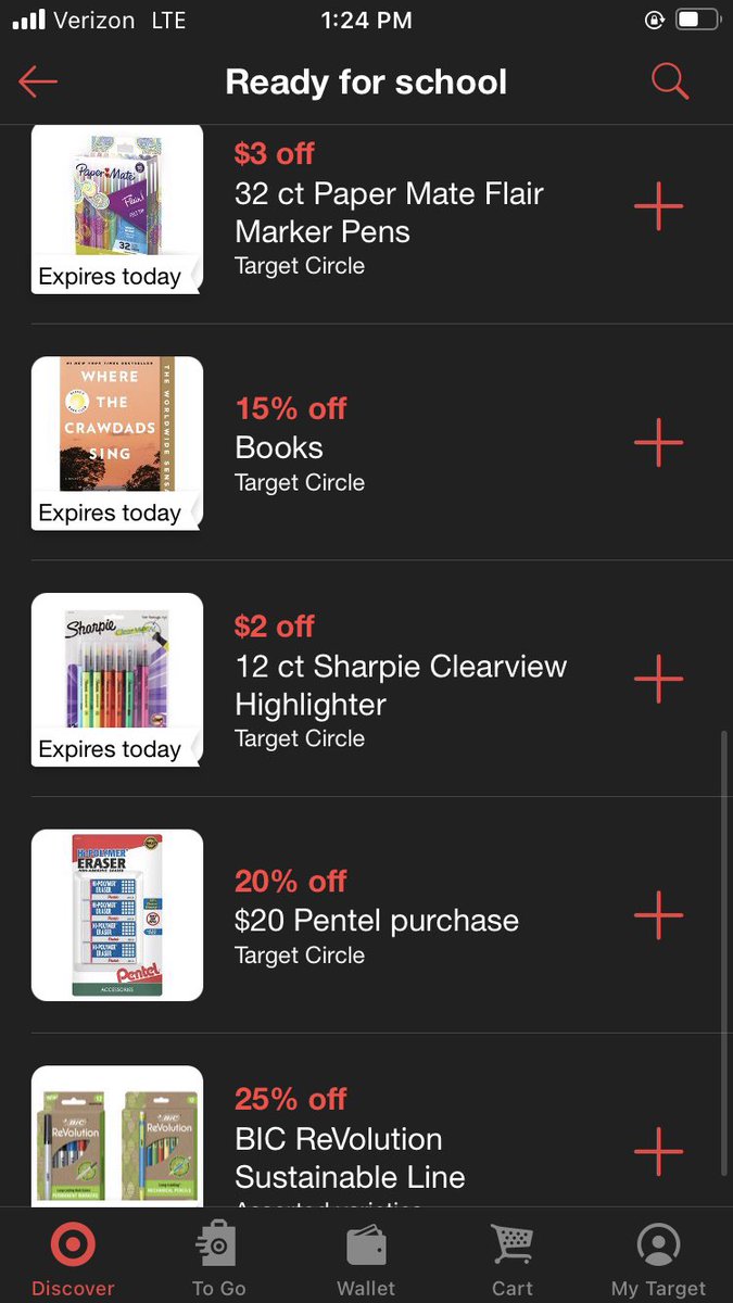 Teacher friends, make sure if you’re buying anything (aka everything for your classroom) from Target you download the app first! There’s a bunch of offers and discounts that are totally free and easy to use, but you have to add them first 👌🏼