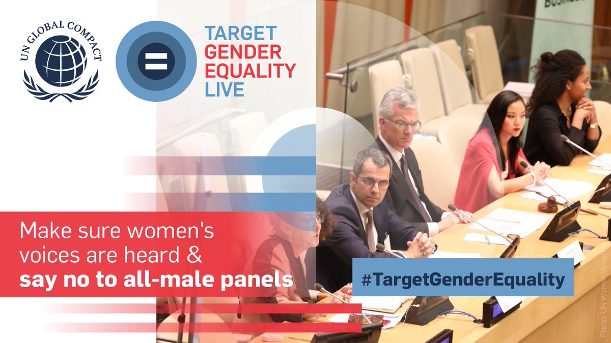 Help advance #GenderEquality and combat unconscious gender bias by taking the #PanelPledge — a commitment to only speaking on panels with gender balance. 

#TargetGenderEquality