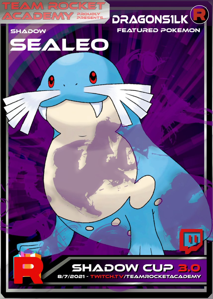 TeamRocketPVP's tweet photo. Spicy, AND Ice Cold?? ๐ฅถ๐ถ๏ธ
Mango, aka @DragOns1lkTL40 brings the Shadow Cup Spice with his Signature Shadow Mon, Sealeo! ๐
Don't miss today's Shadow Cup 3.0, LIVE on Twitch!! ๐ฑ
๐บ https://t.co/I7TSBGz67V ๐บ
#ShadowCup #TeamRocket https://t.co/Zm5Mh6nnvs