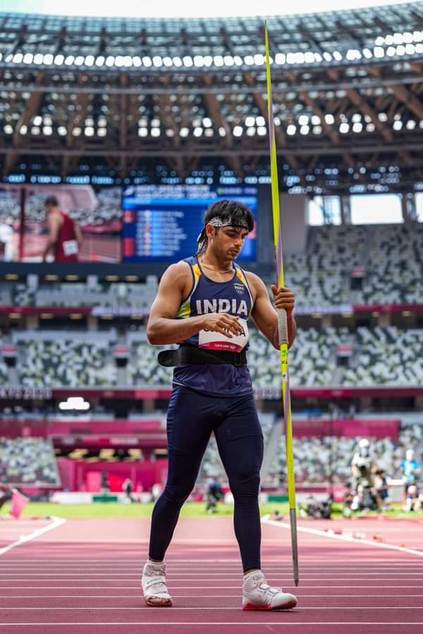 umakhaprebjp's tweet photo. Congratulations Neeraj Chopra On Winning #Gold At The Tokyo Olympics 2020 🇮🇳
@Neeraj_chopra1
#GameSePrem
#Cheer4India
#olympics2020
#javelin
#JavelinThrowFinal https://t.co/pUWnCnNpTX