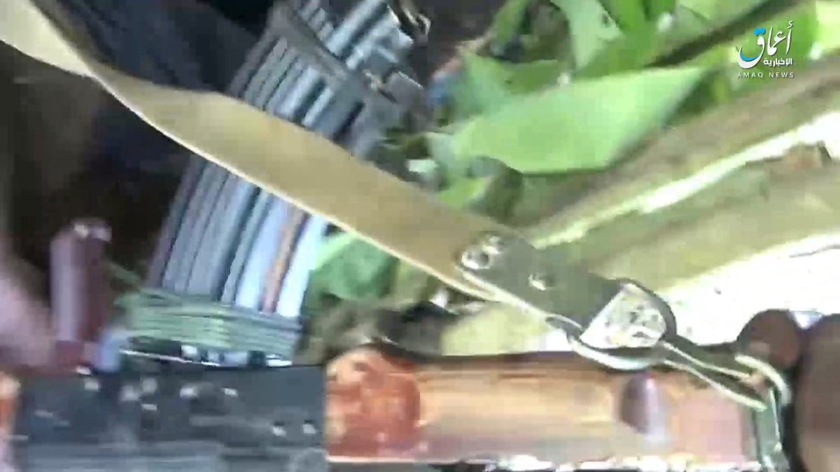 war_noir's tweet photo. Democratic Republic of #Congo (#DRC): #ISCAP released the footage of the attack in #Mapipa, #Ituri.

Besides the noted weapons [AKM(S) &amp; Type 56(-1) rifles and at least one PK(M) pattern GPMG], at least one possible RPG-7 pattern Launcher with a PG-7V pattern rocket can be seen. https://t.co/zn99xbDzZ5