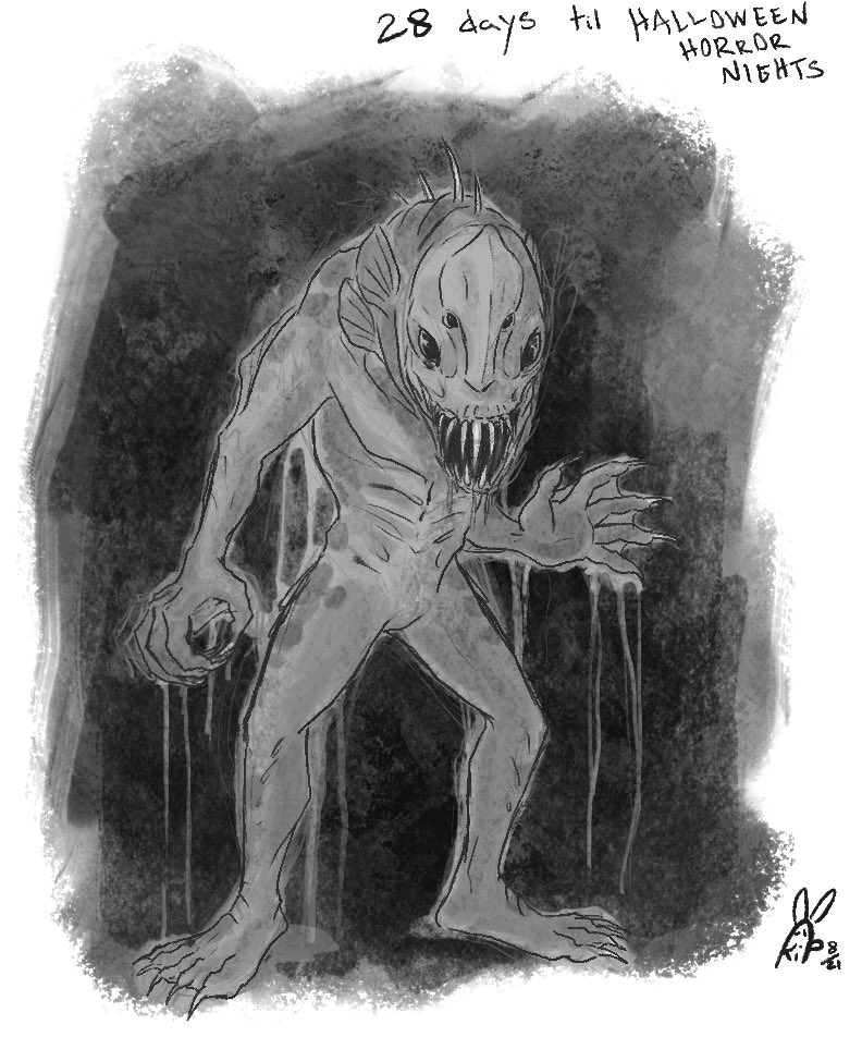 KipGhostlee's tweet photo. Day 28 ๐ & 27 ๐ฆ #hhn #halloweenhorrornights #depthsoffear #projectevolution https://t.co/EGkXguPTqr