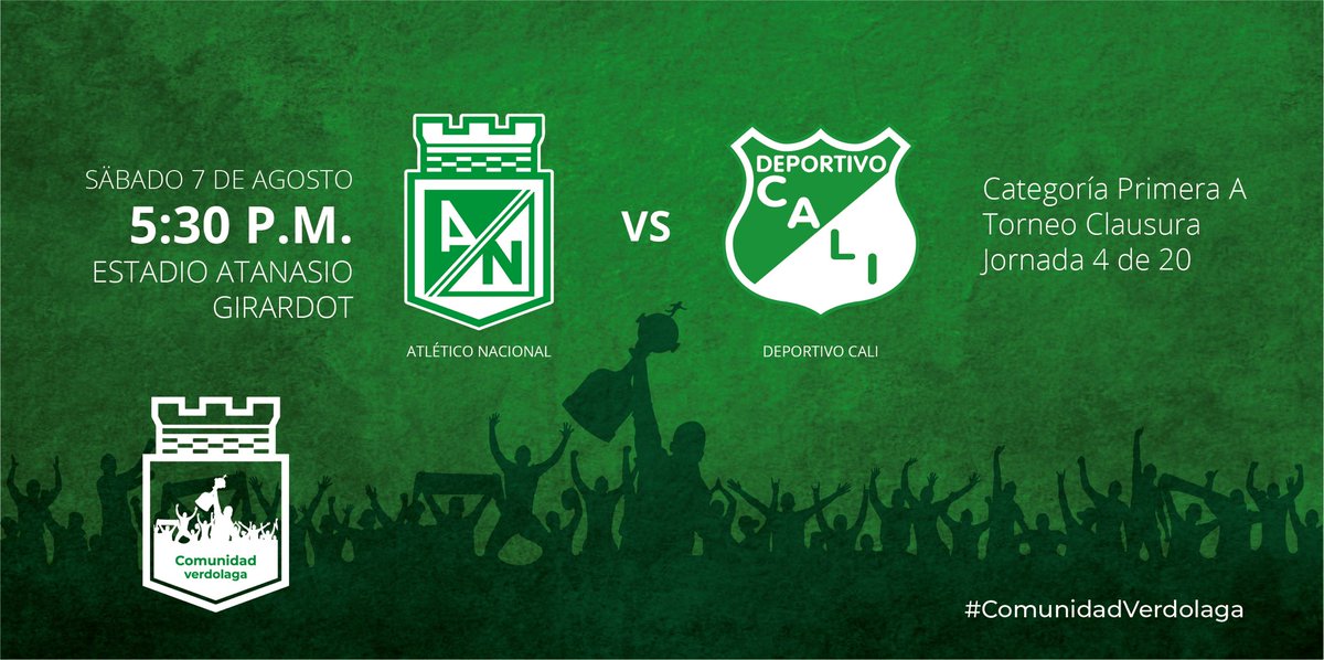 Despertás y ya sabes no es un día más, es un día especial. Juega <a href="/nacionaloficial/">Atlético Nacional</a> y el cielo puede esperar.