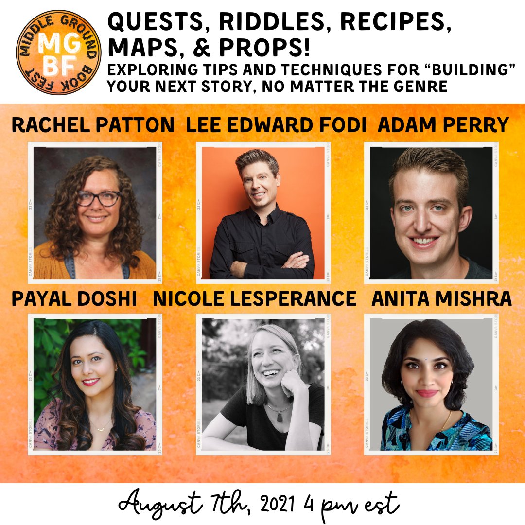 leefodi's tweet photo. Starting soon! (4pm est) @middlegroundbf YouTube

Join me and a host of AMAZING authors at #MiddleGroundBookFest! My panel shares how we use props, maps, music, recipes, &amp; riddles in our writing processes.🧹 🗺️🎶🥘❔ https://t.co/wvSMsmZ52I