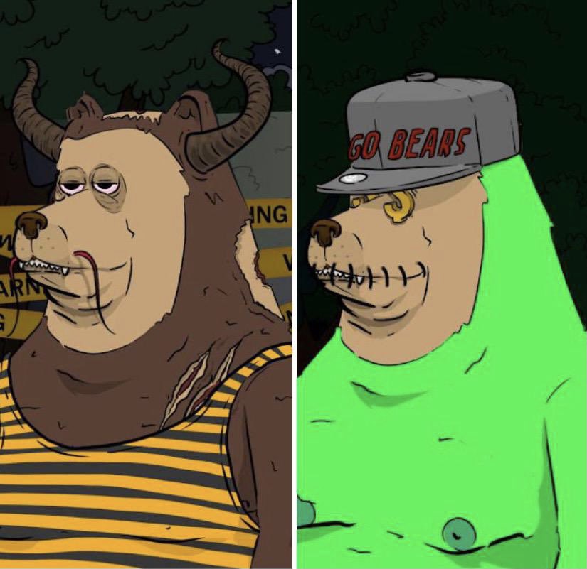 I’m glad to introduce two more new owners❗️

<a href="/plvrzd/">Trish ౨ৎ</a> <a href="/shimobi/">grey</a>

More lovely Drunken Bears available on opensea

opensea.io/collection/dru…

Or mint not open yet
drunkenbears.com

<a href="/opensea/">OpenSea</a> #nft #nftcollector #NFTs #nftart #NFTCommunity #NFTartists #NFTcollectibles #DrunkenBears