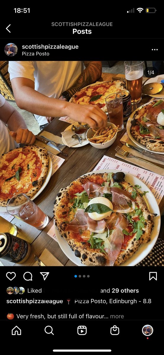 A very non-teacher related tweet but my boyfriend has created an Instagram account called the ‘Scottish Pizza League’ (SPL)✨. He’s rating pizzas across Scotland and showing how he makes his own🤌🏼. So if anyone loves pizza please give it a wee follow☺️🍕