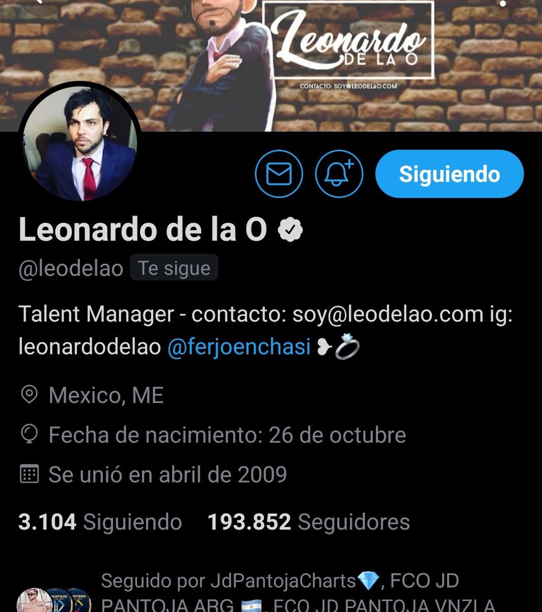 FcoColombiaJD's tweet photo. Omg leo nos sigue 😭🙏 https://t.co/lKRVc1SVoo