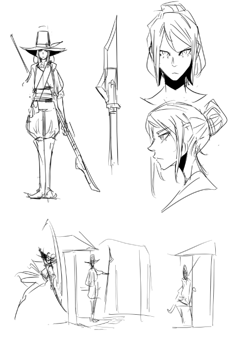 Tarmillustrates's tweet photo. WIP and Sketch dump #1. Dungeon meshi and OC stuff. https://t.co/Ei4Nj4ew9K