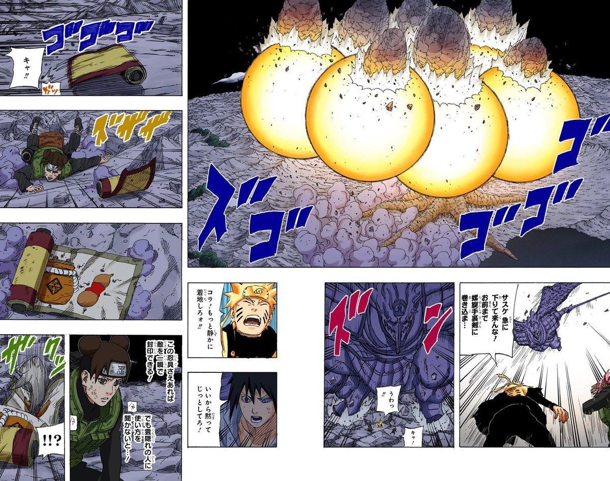Sasuke \u0026 Naruto vs Madara [Chapter 673 - 678 | Episode 424 - 426], image size:1200x947
