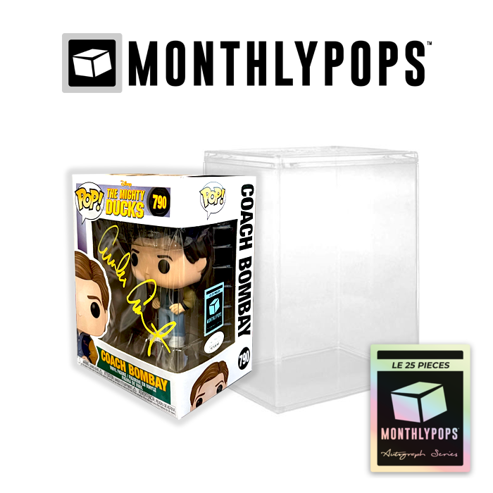 MonthlyPopsUSA's tweet photo. LE25 Emilio Estevez Autograph Series is LIVE NOW! Comes with a free hard stack from @pophardcase to ensure that it arrives #MINTY!

Link in Bio or Visit: https://t.co/xUq2vD7WjU

"Ducks Fly Together!"

#MINTY #autographseries #monthlypops #funkopops #autographedfunko https://t.co/tewtNhPjwA